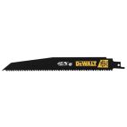 DEWALT 2X 5-Pack Bi-Metal 9-in 6-TPI Wood Cutting Reciprocating Saw Blade