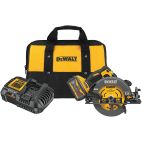 DEWALT FLEXVOLT 60-Volt MAX Cordless Brushless 7-1/4 in. Circular Saw with Brake with (1) FLEXVOLT 9.0Ah Battery