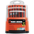 BLACK+DECKER Workbench Drill Bit Set (17 pc)