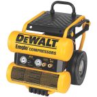 DEWALT 4-Gallons Single Stage Portable Corded Electric Twin Stack Air Compressor