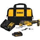 DEWALT 6-Piece Brushless 20-volt Max 3-speed Oscillating Multi-Tool Kit with Soft Case (1-Battery Included)