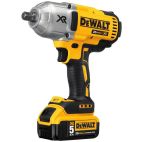 DEWALT 20-Volt MAX XR Cordless Brushless 1/2 in. High Torque Impact Wrench with Detent Pin Anvil, (2) 20-Volt 5.0Ah Batteries
