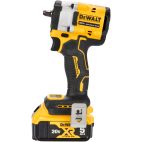 DEWALT ATOMIC 20-Volt MAX Lithium-Ion Cordless Brushless 3/8 in. Impact Wrench Kit with Hog Ring Anvil with (2) 5 Ah Batteries
