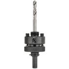 DEWALT Hole Saw Arbor: Std, 5/8"-18 Thread Size, Hex Arbor Shank, Includes Pilot Bit