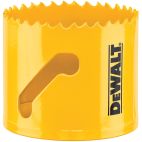 DEWALT Hole Saw: 2 5/8 in Saw Dia., 4/5 Teeth per Inch, 1 3/4 in Max. Cutting Dp, Bi-Metal