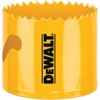 DEWALT Hole Saw: 2 1/4 in Saw Dia., 4/5 Teeth per Inch, 1 3/4 in Max. Cutting Dp, Bi-Metal