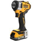 DEWALT Variable Speed Brushless 3/8-in square Drive Corded Impact Wrench (1-Battery Included)
