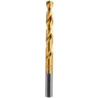 DEWALT Jobber Length Drill Bit: 3/8 in Drill Bit Size, 3 9/16 in Flute Lg, 3/8 in Shank Dia.