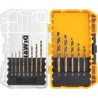 DEWALT Jobber Length Drill Set: 1/16 in Smallest Drill Bit Size, 1/4 in Largest Drill Bit Size
