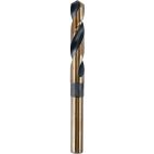 DEWALT Reduced Shank Drill Bit: 9/16 in Drill Bit Size, 3 in Flute Lg, 6 in Overall Lg