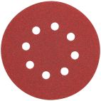 DEWALT 5-Inch 8 Hole 80 Grit Hook and LoopRandom Orbit Sandpaper (25-Pack)