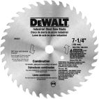 DEWALT 7-1/4 in. 40-Teeth Steel Combo Saw Blade