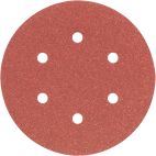 DeWalt 6" 6 Hole 80 Grit Hook & Loop Random Orbit Sandpaper