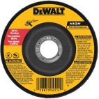 DEWALT Depressed Center Wheels: Aluminum Oxide, 5 in Abrasive Wheel Dia, 7/8 in Arbor Hole Size