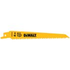 DEWALT 6 in. 6 TPI Taper Back Bi-Metal Reciprocating Saw Blade (5-Pack)
