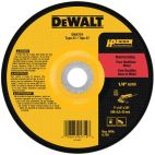 DEWALT Depressed Center Wheels: Aluminum Oxide, 7 in Abrasive Wheel Dia, 7/8 in Arbor Hole Size