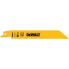DEWALT 6 in. 10 TPI Straight Back Bi-Metal Reciprocating Saw Blade (5-Pack)