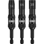 DEWALT Nutsetter Set, 1/4" Hex, 2-9/16" L, Steel