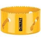 DEWALT Hole Saw: 4 in Saw Dia., 4/5 Teeth per Inch, 1 3/4 in Max. Cutting Dp, 5/8"-18 Thread Size