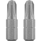 DEWALT Insert Bit, SAE, 1/4", Hex, #3, 1", PK2