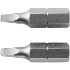 DEWALT Insert Bit, SAE, 1/4", Hex, #1, 1", PK2