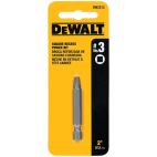 DEWALT Power Bit, SAE, 1/4", Hex Power Drive, #3, 2"