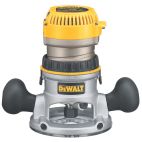 DEWALT 12 Amp Corded 2-1/4 Horsepower Electronic Variable Speed Fixed Base Router with Soft Start