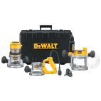 DEWALT 1/4-in-Amp 2.25-HP Variable Speed Combo Fixed/Plunge Corded Router Hard Case (Tool Only)