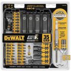DEWALT FlexTorq 35-Piece Set Impact Driver Bit Set