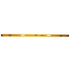 DEWALT I-Beam Level: 78 in Lg, 3 Vials, Yellow, Top Read, Aluminum, Magnetic