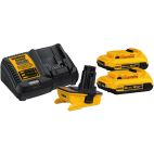 DEWALT 20-Volt Max 2-Pack 2 Amp-Hour Lithium Power Tool Battery Adapter Kit (2) Batteries, (1) Adapter and (1) Charger Included