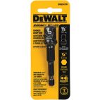 DEWALT Hex Drive Socket Adapter: 1/4 in Input Drive Size, Black Oxide, 1/2 in Output Drive Size
