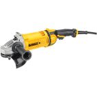 DEWALT Angle Grinder: Corded, 15 A Current, 8,500 RPM Max. Speed, Trigger, Lock-Off Switch, 7 in Wheel Dia