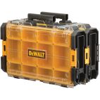 DEWALT Tool Case: 21 3/4 in Overall Wd, 13 1/8 in Overall Dp, 4 1/2 in Overall Ht, Black/Yellow
