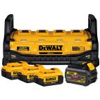 DEWALT 1800 Watt Portable Power Station and 20-Volt/60-Volt MAX Lithium-Ion Battery Charger with (1) 60V and (3) 20V Batteries