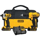 DEWALT 2-Tool 20-Volt Max Power Tool Combo Kit with Soft Case (2-Batteries and charger Included)
