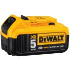 DEWALT XR 20-Volt Max 2 Pack 5 Amp-Hour Lithium Power Tool Battery Kit