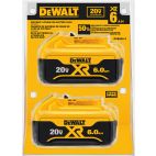DEWALT 2-Pack 6 Amp-Hour; 6 Amp-Hour Lithium Power Tool Battery Kit