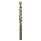 DEWALT Hex Shank Drill Bit: 135° Drill Bit Point Angle, Split Point, High Speed Steel, Black Oxide