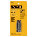 DEWALT Power Bit: #2 Fastening Tool Tip Size, 2 in Overall Bit Lg, 1/4 in Hex Shank Size, 5 PK