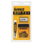 DEWALT Drive Guide Set: Drive Guide Set, 16 No. of Pieces, 1/4 in Hex Shank Size, Steel