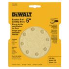 DEWALT 5-Inch 8-Hole 120-Grit Hook-and-Loop Random Orbit Sandpaper (5-Pack)