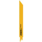DEWALT 5-Pack Bi-Metal 8-in 18-TPI Metal Cutting Reciprocating Saw Blade