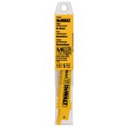 DEWALT 6 in. 5/8 TPI Taper Back Bi-Metal Reciprocating Saw Blade (5-Pack)