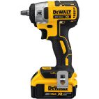 DEWALT 20-Volt MAX XR Cordless Brushless 3/8 in. Compact Impact Wrench with (2) 20-Volt 4.0Ah Batteries & Charger