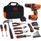 BLACK+DECKER 12-Volt Lithium-Ion Cordless Drill and Project Combo Kit (Battery Included)
