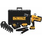 DEWALT 20 Volt MAX Copper Pipe Crimp Tool Kit (Includes 2-Batteries and 1-Charger)