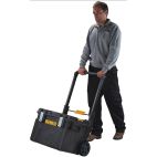 DEWALT Rolling Tool Box: 18 3/4 in Overall Wd, 23 3/8 in Overall Dp, 38 7/8 in Overall Ht, Black