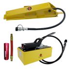 Pro Series Dual Agricultural Hydraulic Bead Breaker Kit with 5 Quart Hydraulic Pump