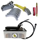 OTR Giant Tire Bead Breaker Kit with 5 Quart Hydraulic Pump